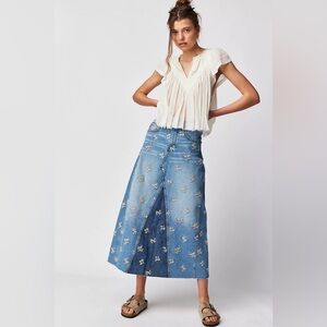 NWT Driftwood Joanna Midi skirt from Free People